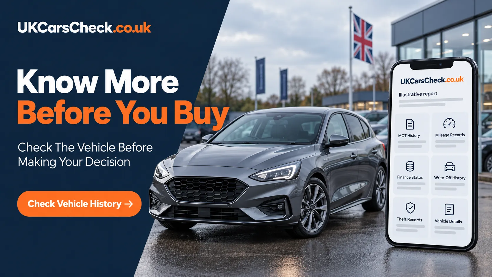 Know more before you buy: check a vehicle's history with UKCarsCheck